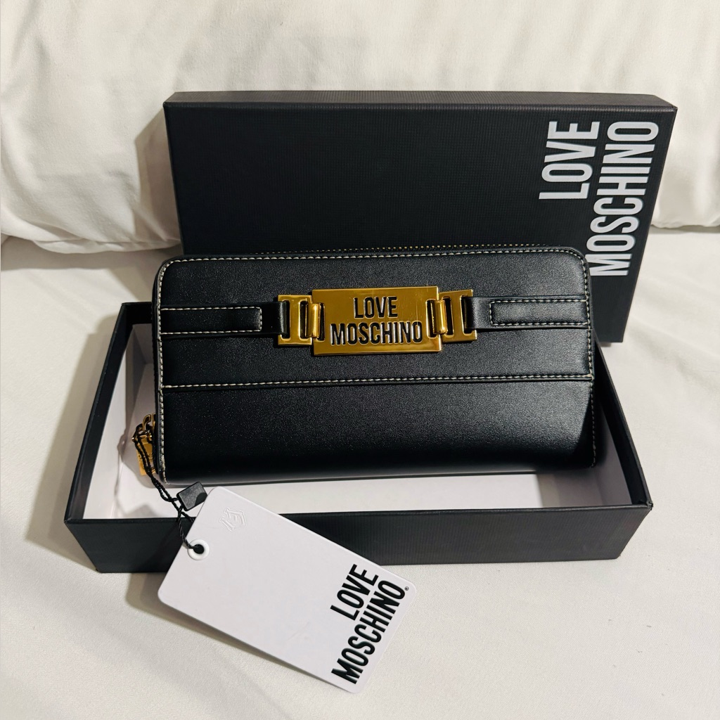 Love Moschino Portafoglio Pu Nero Black Wallet